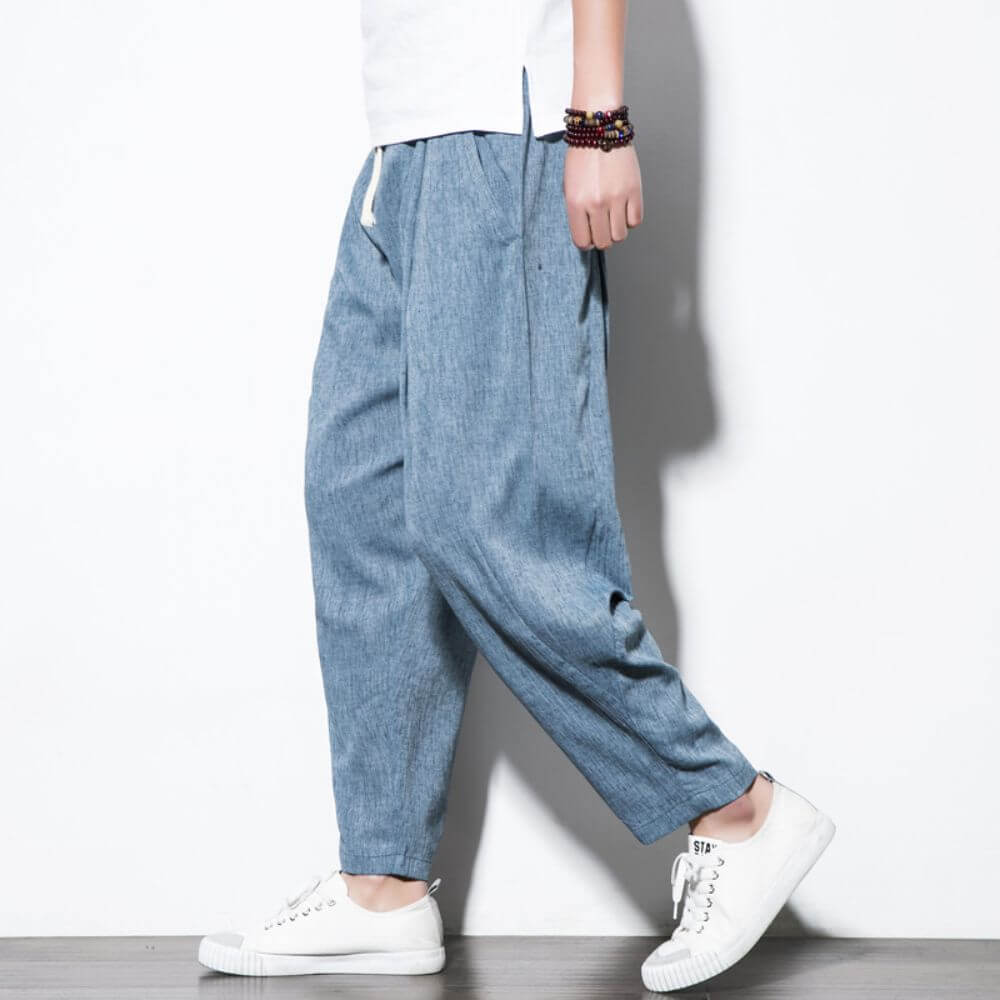 Yuko - Pantalón ligero y cómodo Gris