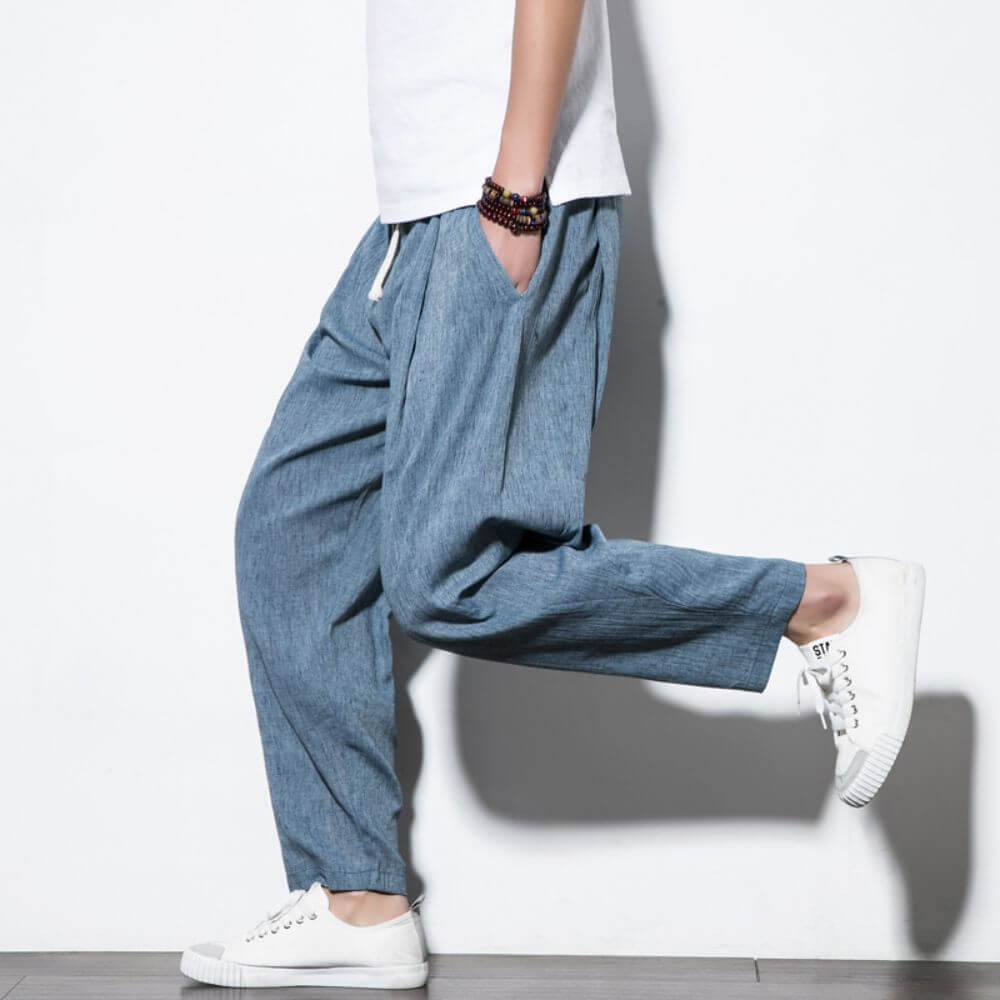 Yuko - Pantalón ligero y cómodo Gris