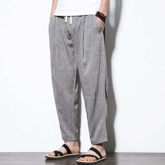 Yuko - Pantalón ligero y cómodo Gris