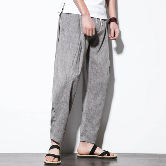 Yuko - Pantalón ligero y cómodo Gris