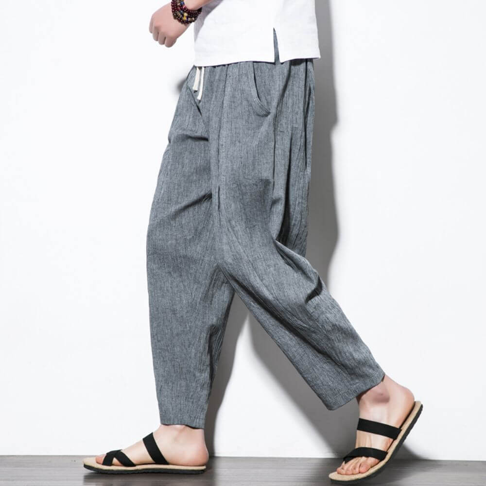 Yuko - Pantalón ligero y cómodo Gris