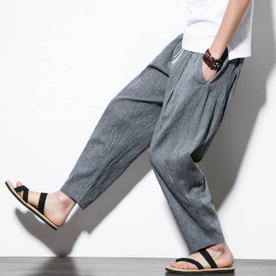 Yuko - Pantalón ligero y cómodo Gris