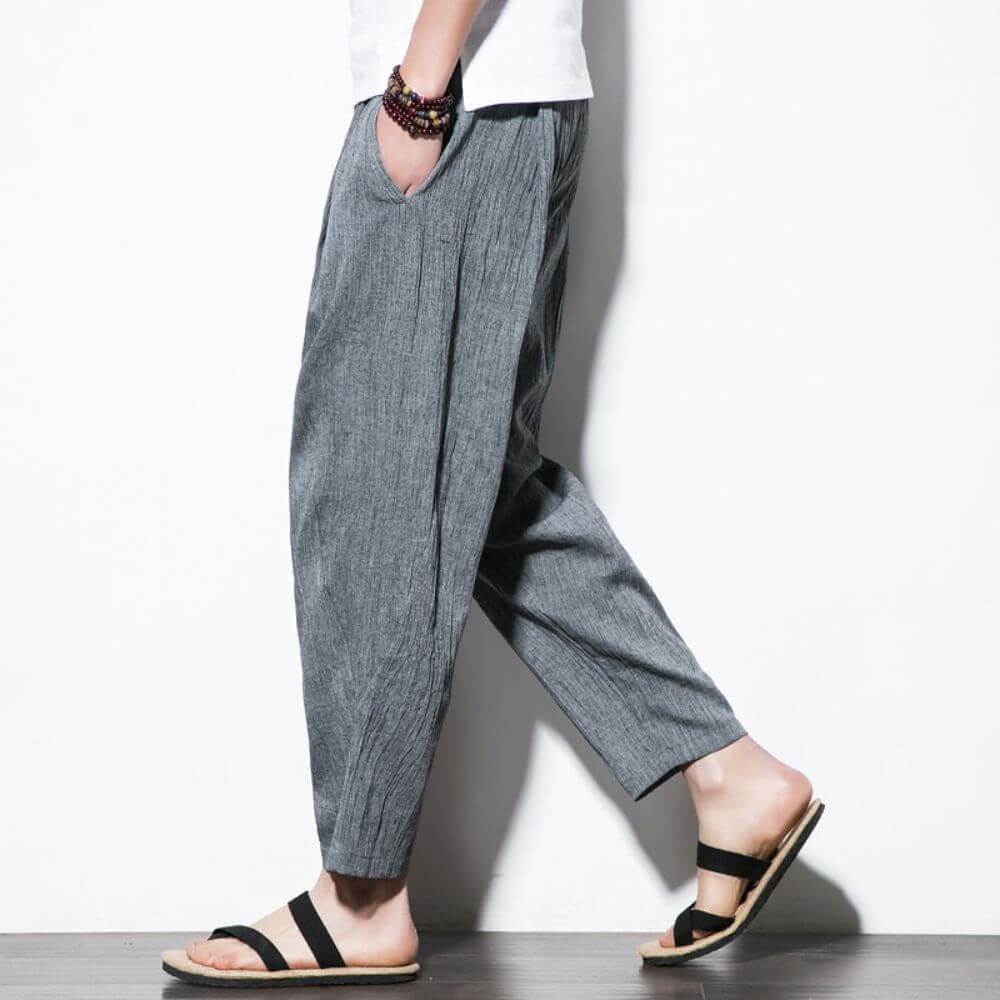 Yuko - Pantalón ligero y cómodo Gris