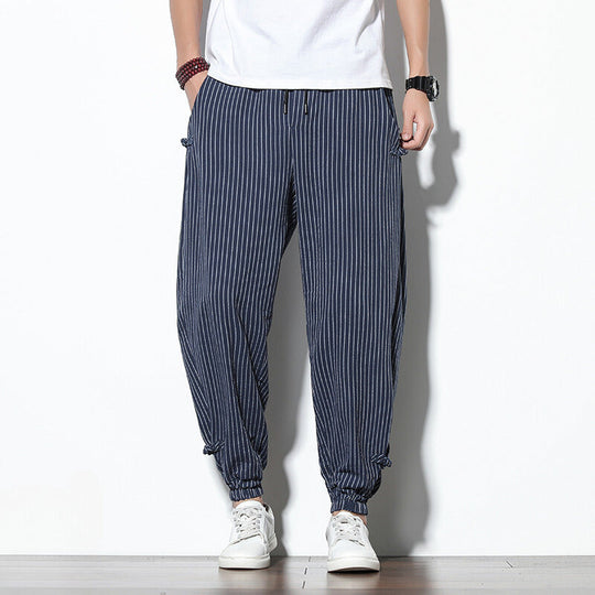Tenshi - Pantalones Harem Comfort Negros