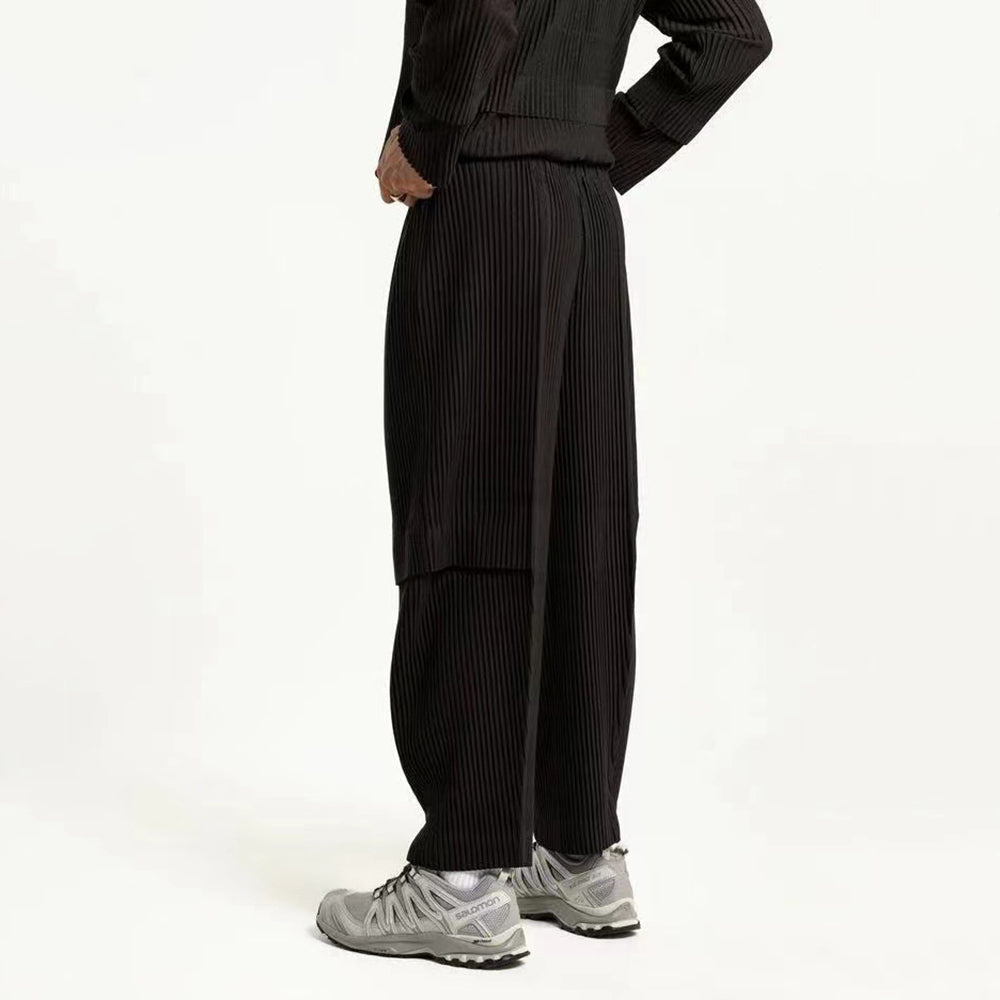 Masashi - Pantalones plisados caqui japoneses