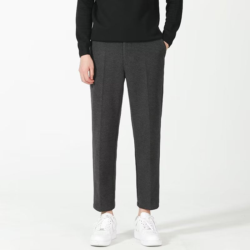 Osaka - Pantalones casuales de algodón negro