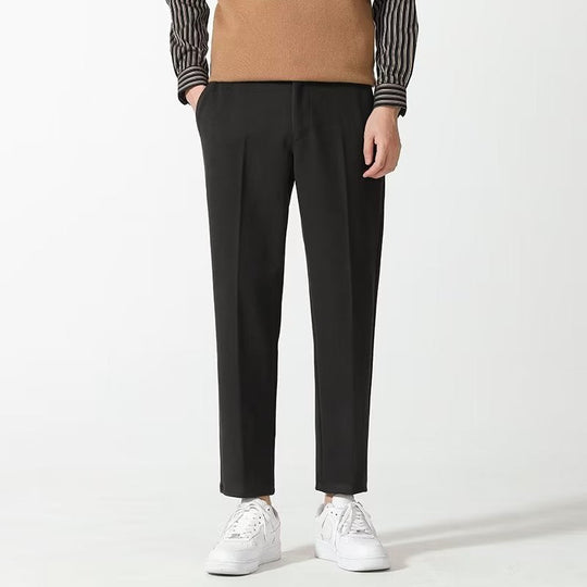 Osaka - Pantalones casuales de algodón negro