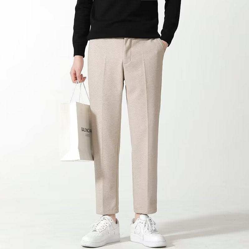 Osaka - Pantalones casuales de algodón negro