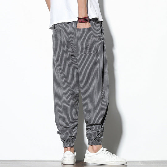 Tenshi - Pantalones Harem Comfort Negros