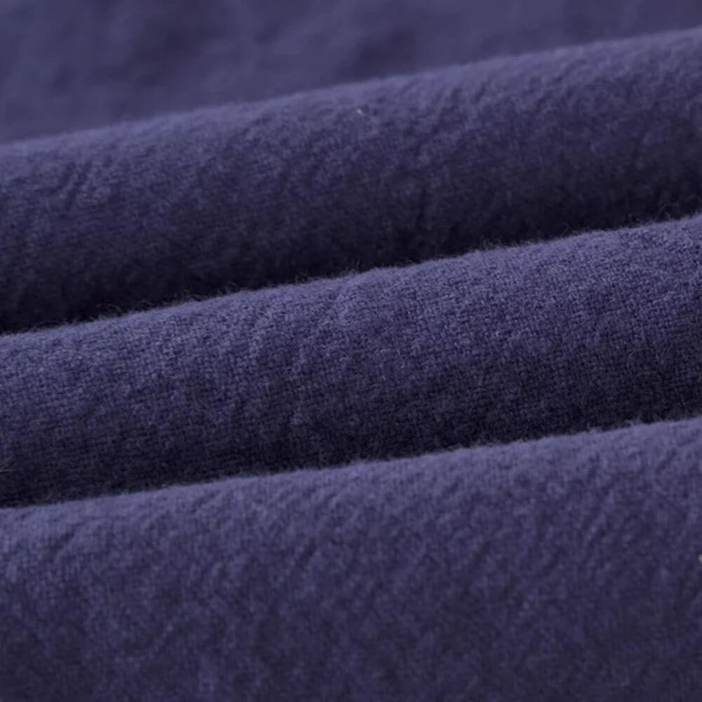 Riku™ - Cómodo pantalón de harén de algodón azul marino