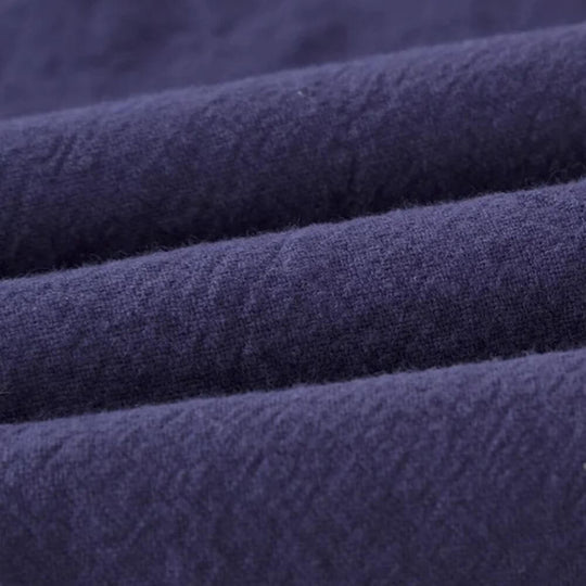 Riku™ - Cómodo pantalón de harén de algodón azul marino