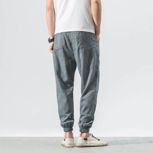 Yoko - Bleumarin Pantalones japoneses cómodos