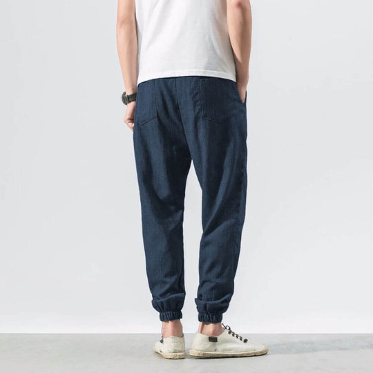 Yoko - Pantalones japoneses cómodos beige