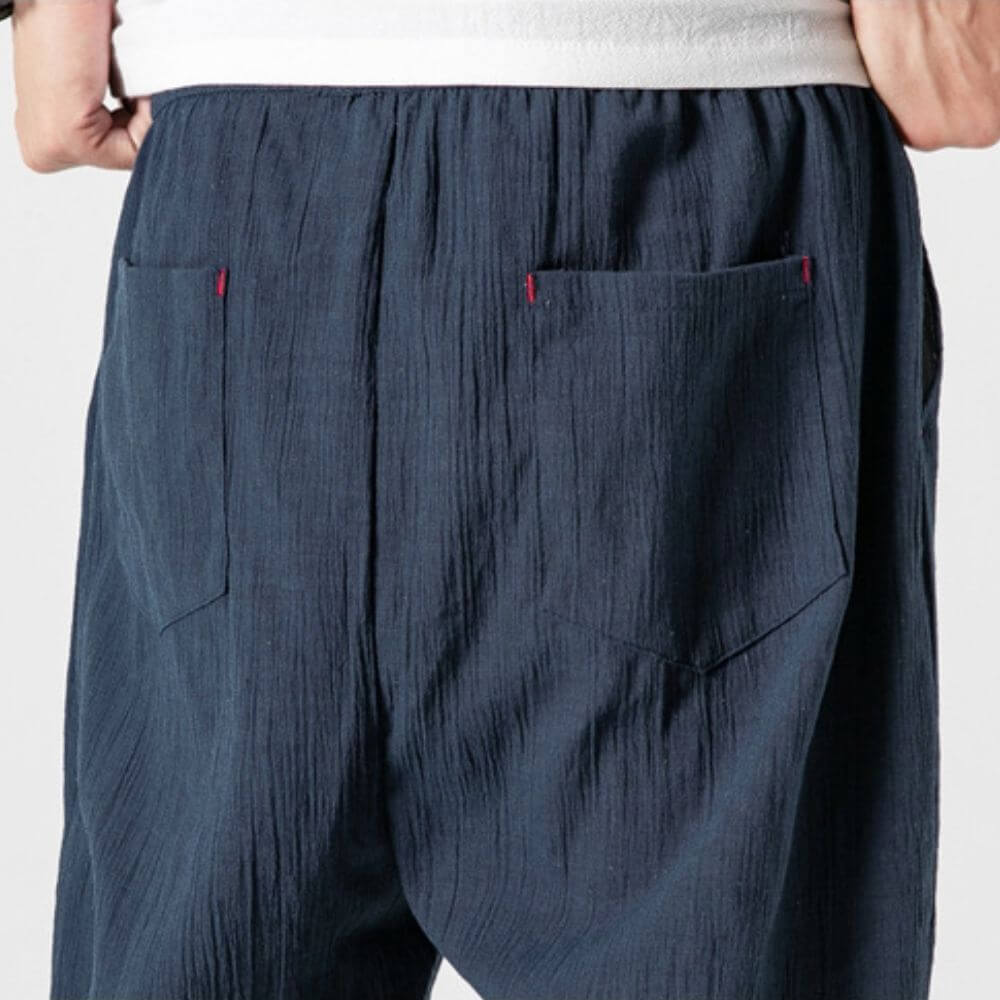 Yoko - Pantalones japoneses cómodos beige