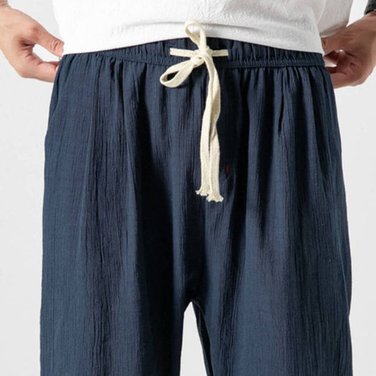 Yoko - Pantalones japoneses cómodos beige