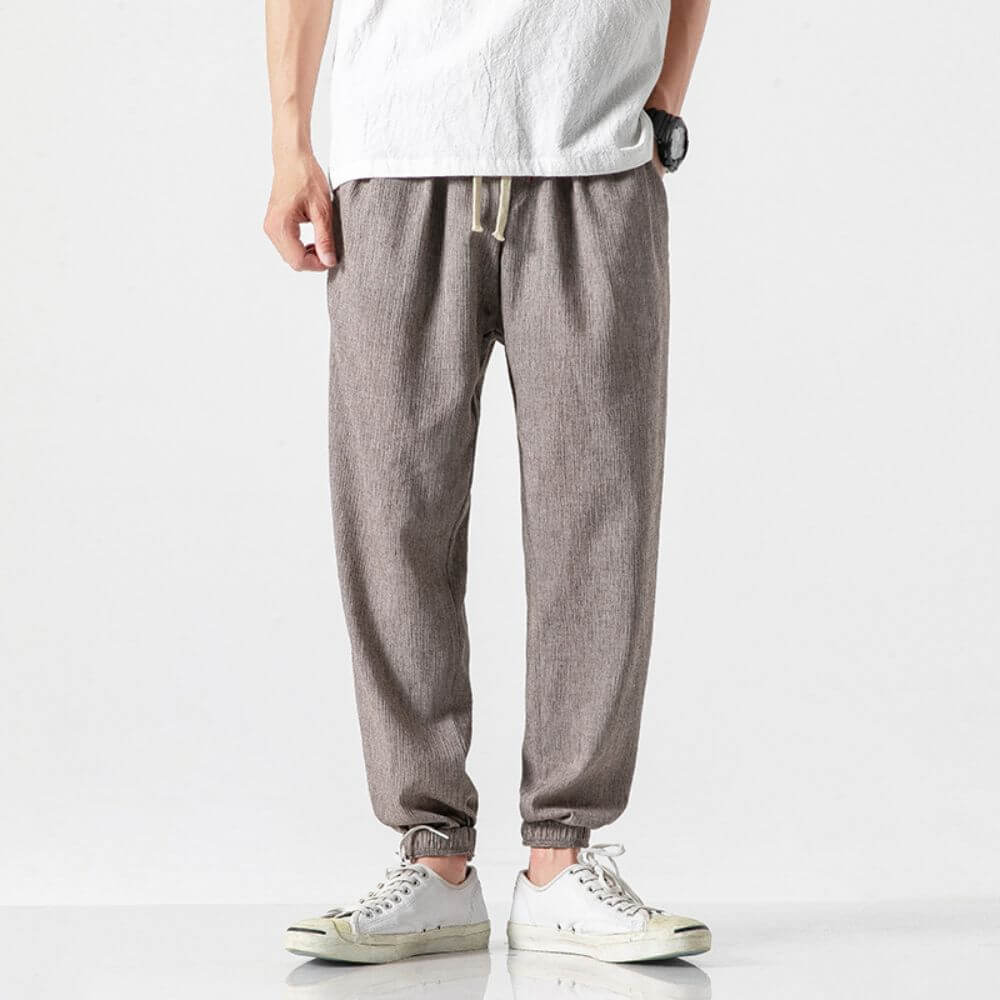 Yoko - Bleumarin Pantalones japoneses cómodos