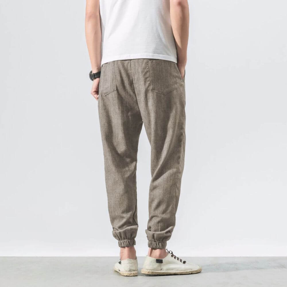 Yoko - Bleumarin Pantalones japoneses cómodos