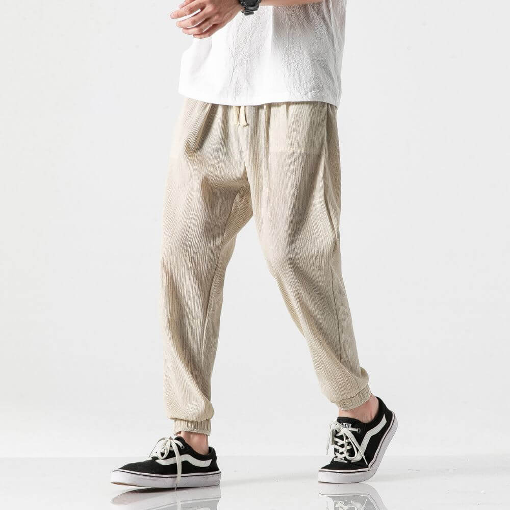 Yoko - Bleumarin Pantalones japoneses cómodos