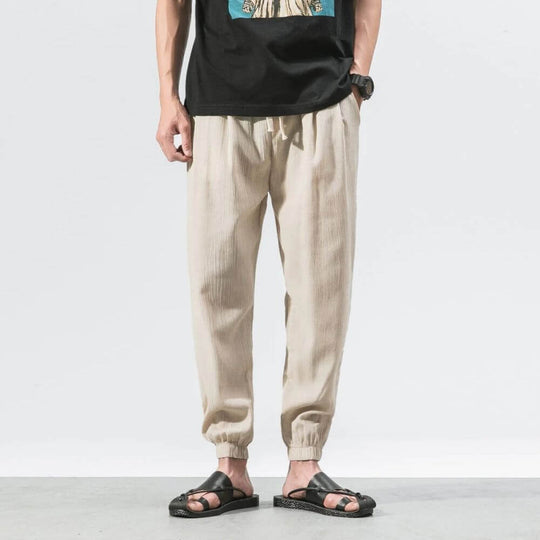Yoko - Bleumarin Pantalones japoneses cómodos