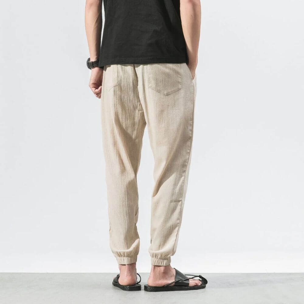 Yoko - Bleumarin Pantalones japoneses cómodos