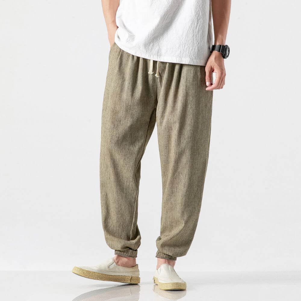 Yoko - Bleumarin Pantalones japoneses cómodos