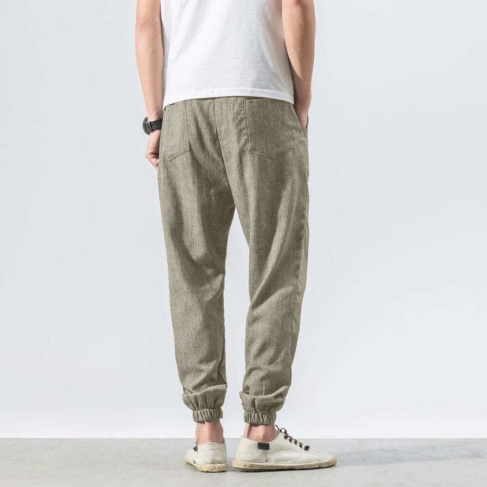 Yoko - Bleumarin Pantalones japoneses cómodos
