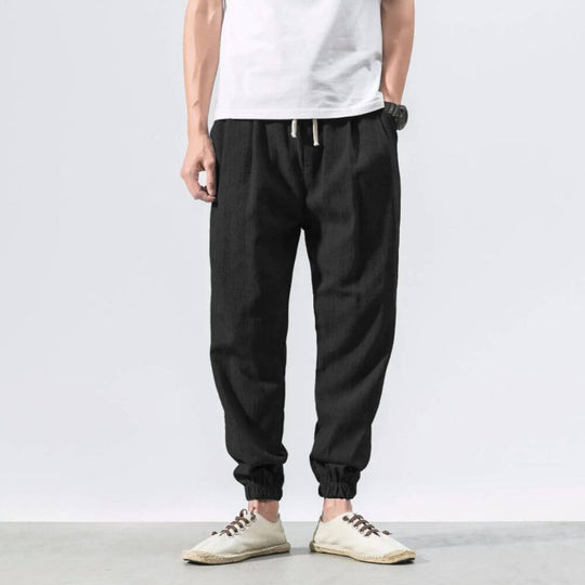 Yoko - Pantalones japoneses cómodos beige