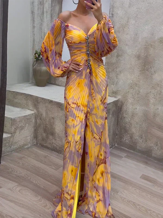 Gisselle | Vestido elegante con cuello en V
