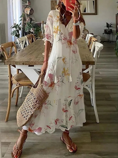 Emily™ - Vestido bohemio con cobertura de barriga