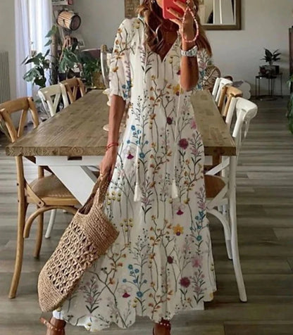 Emily™ - Vestido bohemio con cobertura de barriga