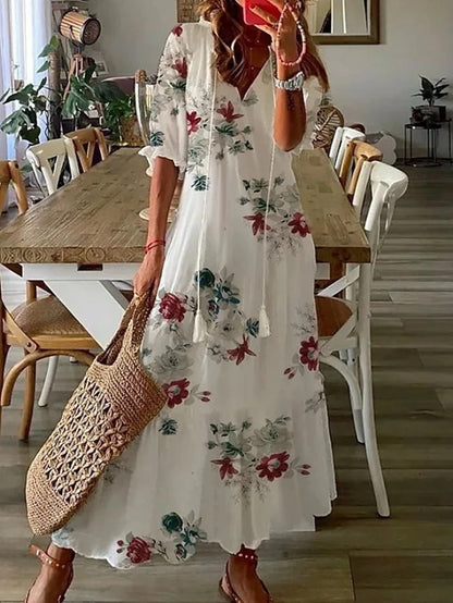 Emily™ - Vestido bohemio con cobertura de barriga